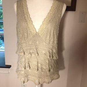 Awesome Lace top. dress up or down.